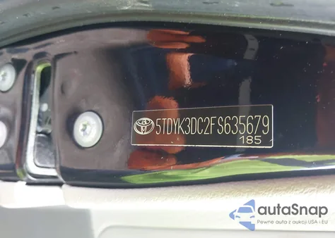 2015 Toyota Sienna Xle Premium 8 Passenger from USA, damaged, VIN 5TDYK3DC2FS635679